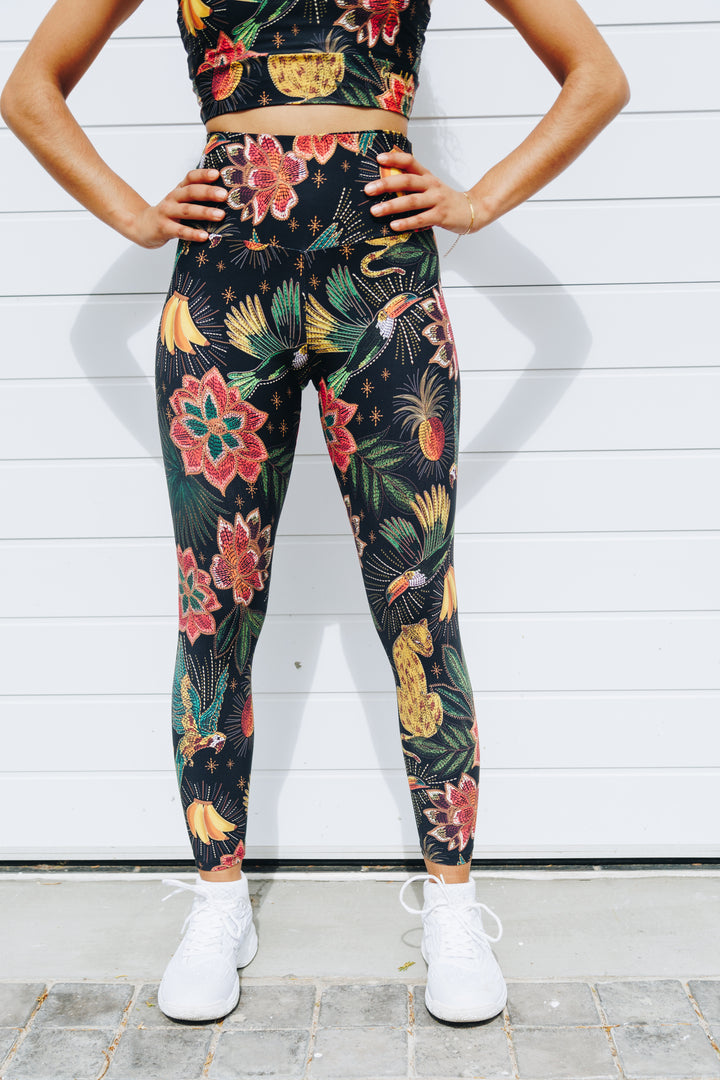 Island Vibes 7/8 High Waist Leggings with Pocket