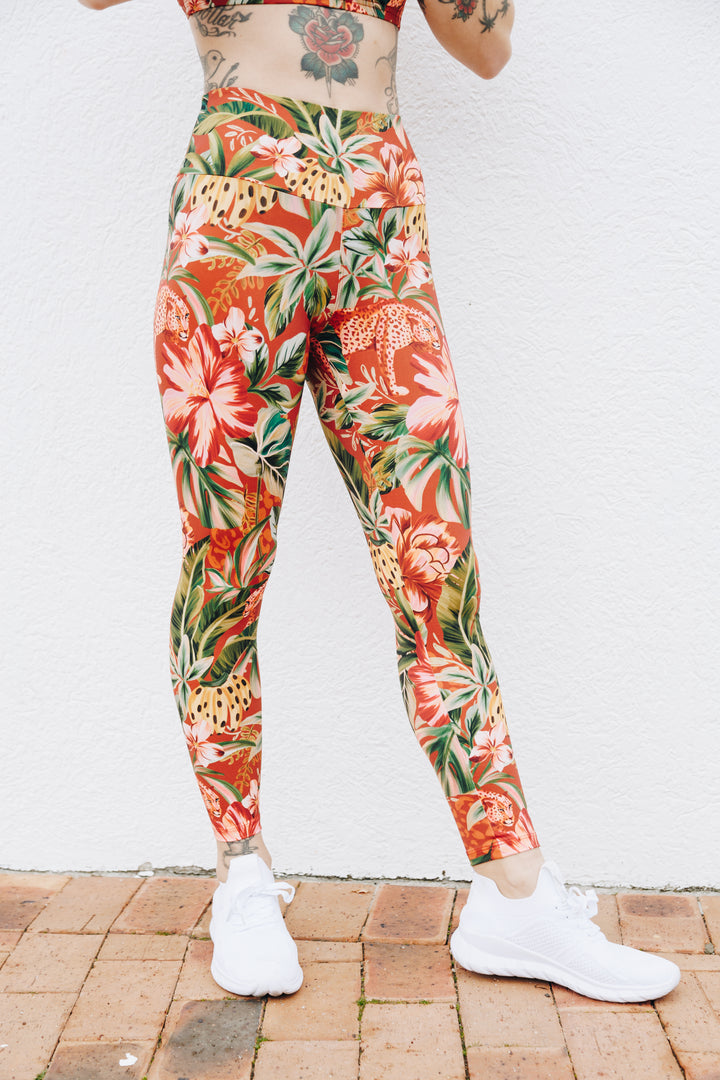 Savanna Sunset 7/8 High Waist Leggings