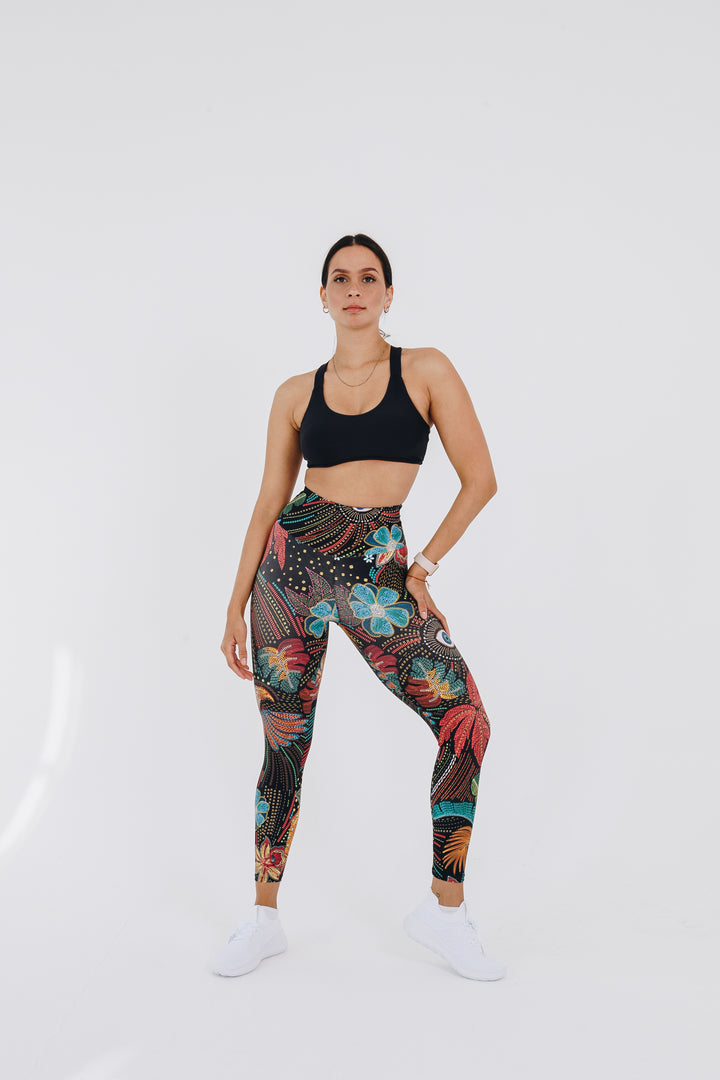 A Tapestry of Colour 7/8 High Waist Leggings with Pocket