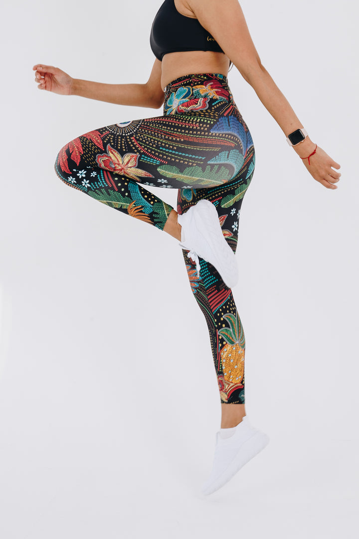 A Tapestry of Colour 7/8 High Waist Leggings with Pocket