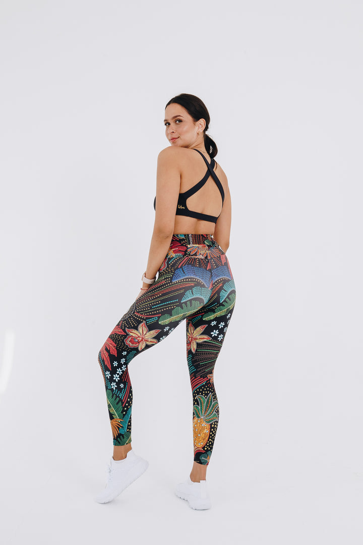 A Tapestry of Colour 7/8 High Waist Leggings with Pocket