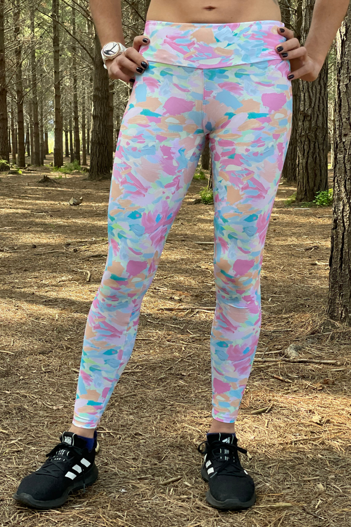 Brush Stroke - Sustainable Leggings